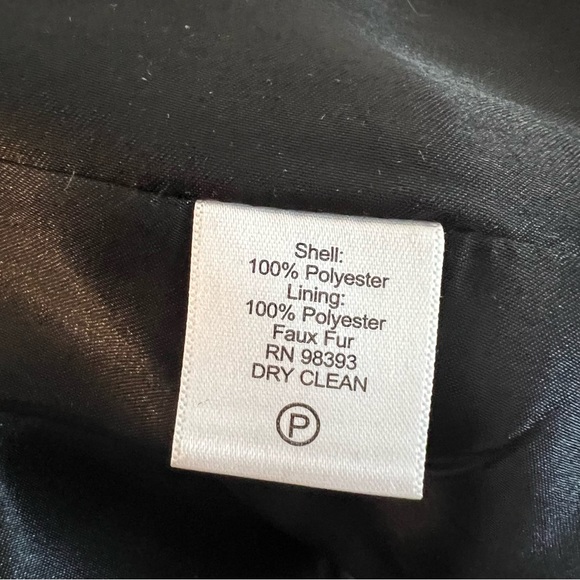 RLZ Racheal Zoe faux fur jacket leopard print puff sleeves mob wife Sz O - Picture 8 of 16